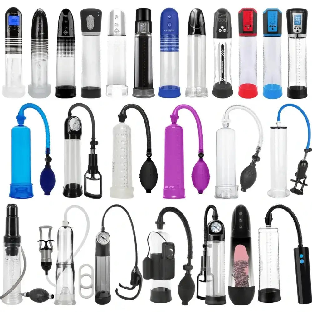Penis Pump Enlarger Vacuum Erection Enhancer Power Cock Extender Stretcher Kit - Original Sexy Emporium ā our Exclusive Sex Toy Collection