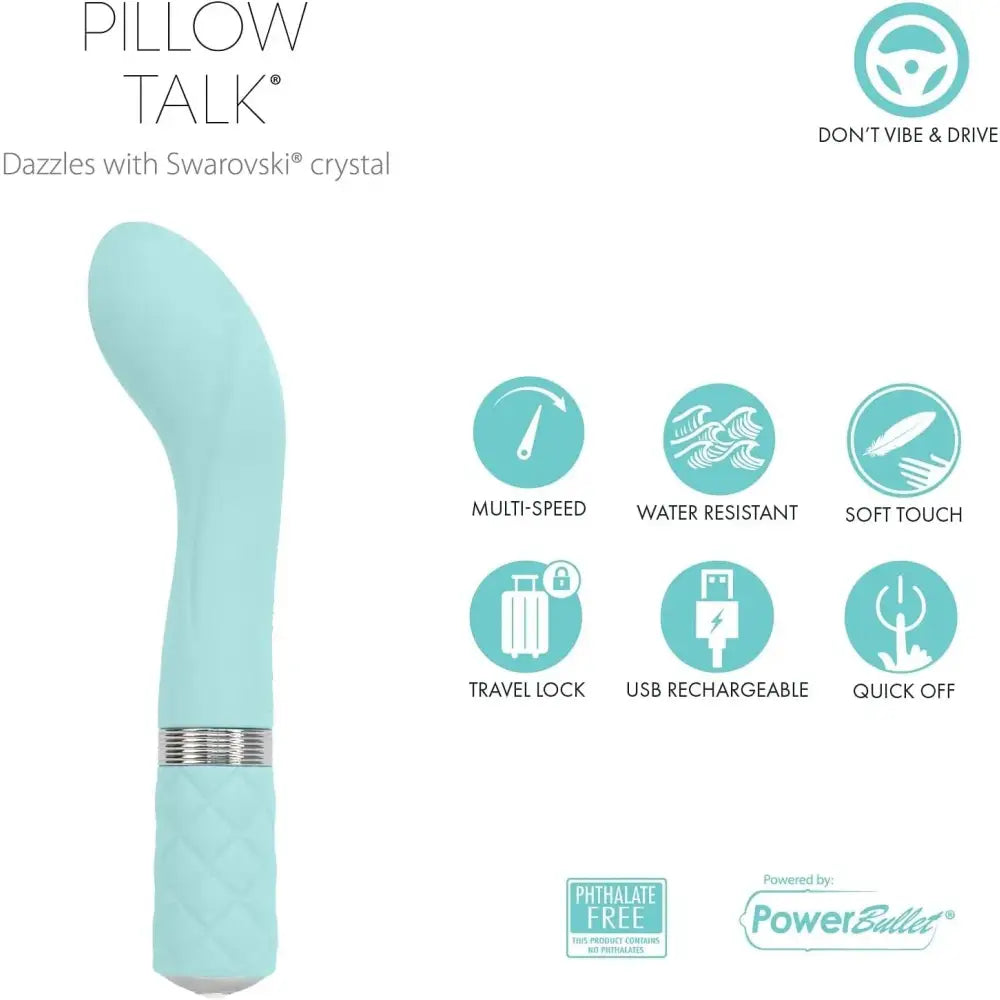Pillow Talk Sassy G-spot Vibrator Sex Toy Women Clitoral Stimulator Multi Speed - Save 10% - G-spot - United Kingdom Stoke-on-trent