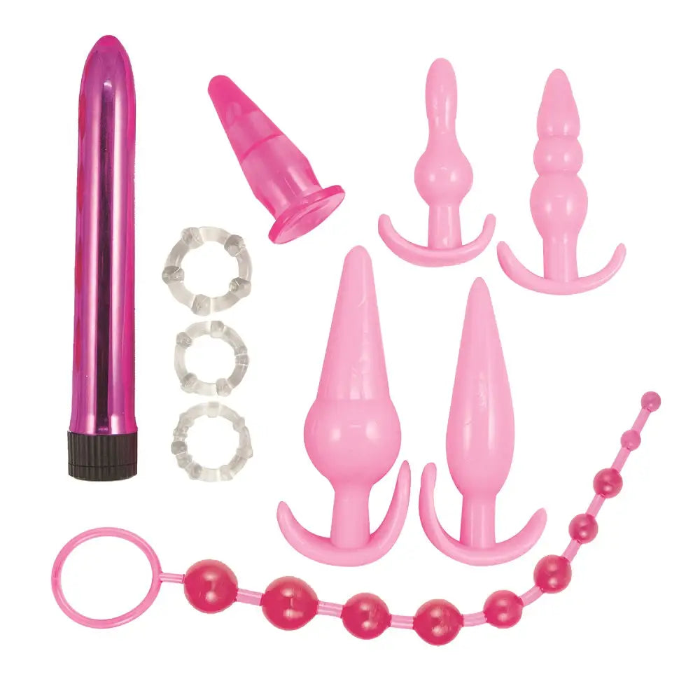 Pink Elite Collection Anal Play Kit - Butt Plugs - Save 15% - Fast Shipping - Sale United Kingdom Stoke-on-trent