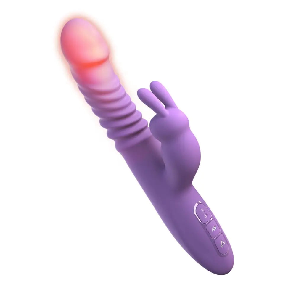 Pipedream - Fantasy for Her - Thrusting Silicone Rabbit - Purple - Save 15% - Classic Vibrators United Kingdom Stoke-on-trent