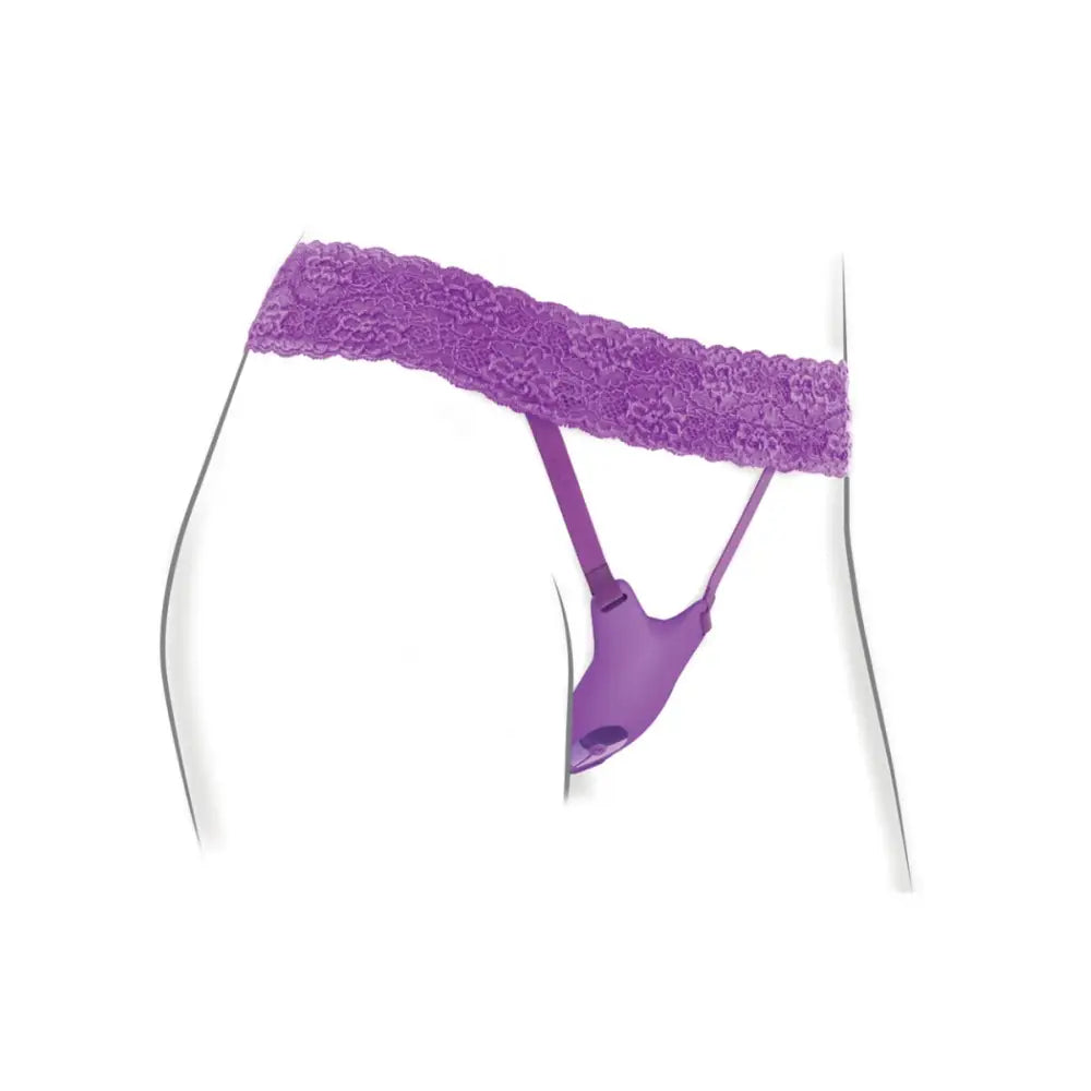 Pipedream - Fantasy for Her - Ultimate G-spot Butterfly Strap-on - Purple - Save 10% - App/remote Controlled Vibrators United Kingdom