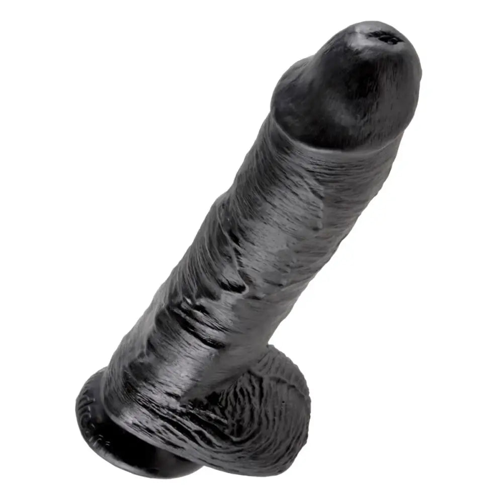 Pipedream - King Cock - 10’’ with Balls - Black - Save 10% - Big Dildos United Kingdom Stoke-on-trent