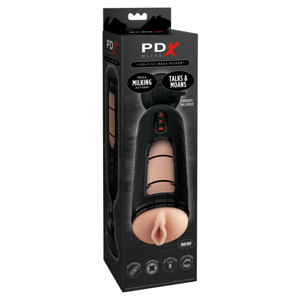 Pipedream - Pdx Elite - Vibrating Mega Milker - Light/black - Save 10% - Sale United Kingdom Stoke-on-trent