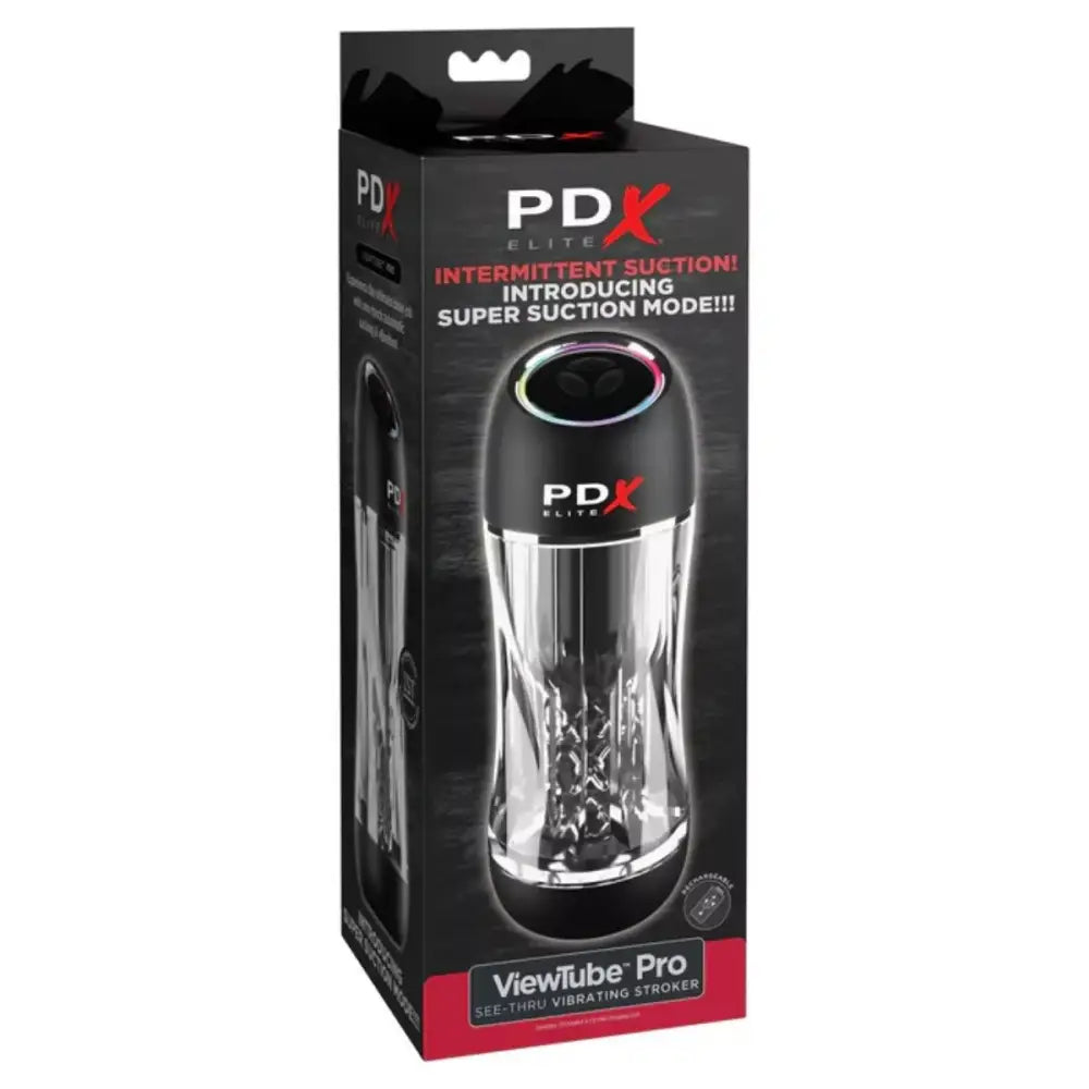 Pipedream Pdx Elite Viewtube Pro – Transparent Suction & Vibration Masturbator - Save 5% - Pdx Viewtube - Sale United Kingdom Stoke-on-trent