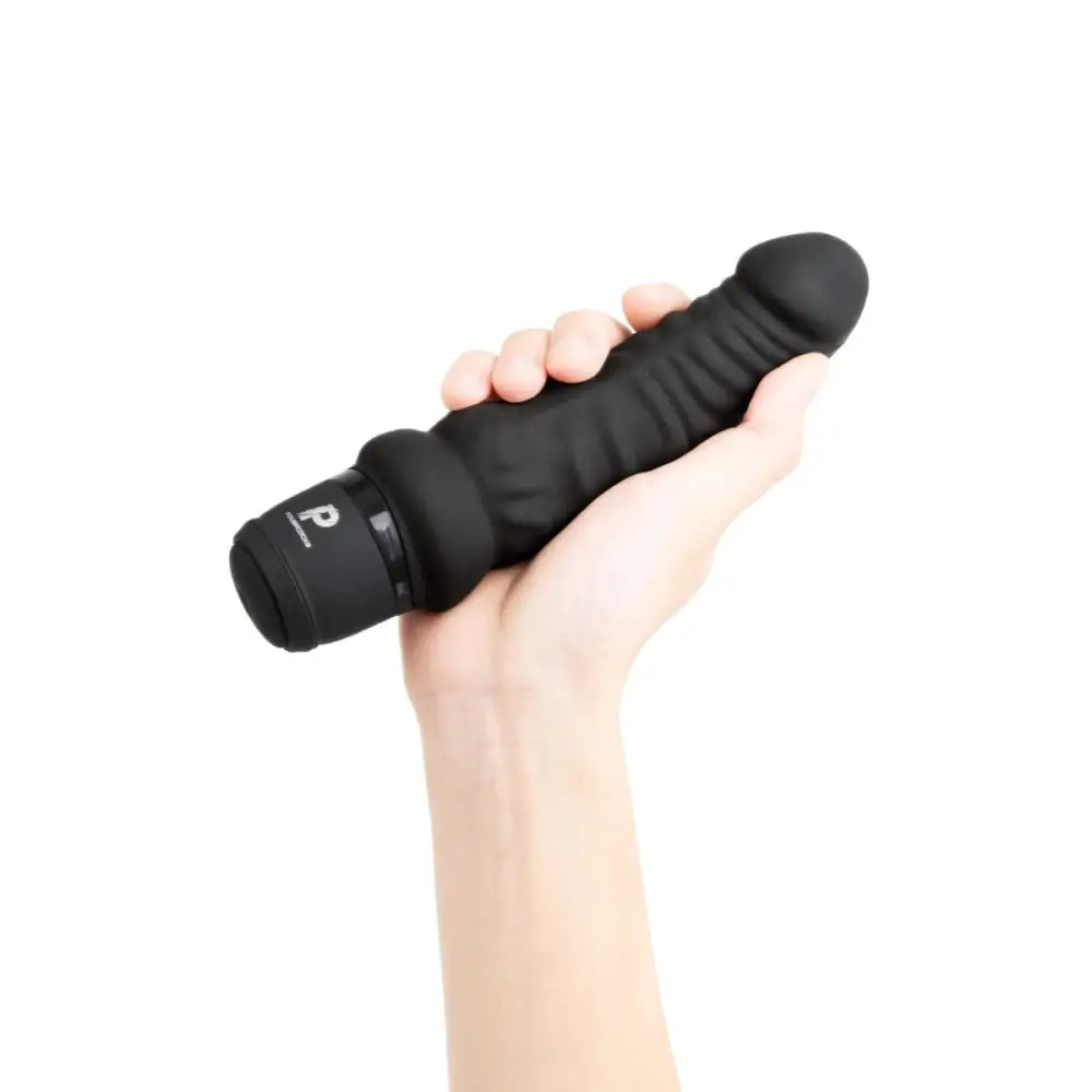 Powercocks 6’’ Realistic Vibrator Black - Save 10% - United Kingdom Stoke-on-trent