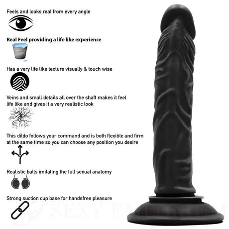 Primed Anal Dildo Black - Sex Toys - Save 25% - Fast Shipping - United Kingdom Stoke-on-trent