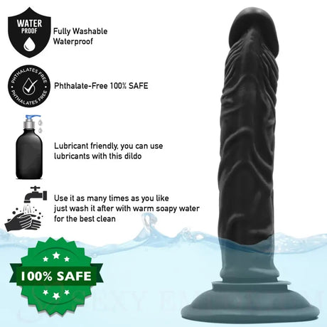 Primed Anal Dildo Black - Sex Toys - Save 25% - Fast Shipping - United Kingdom Stoke-on-trent