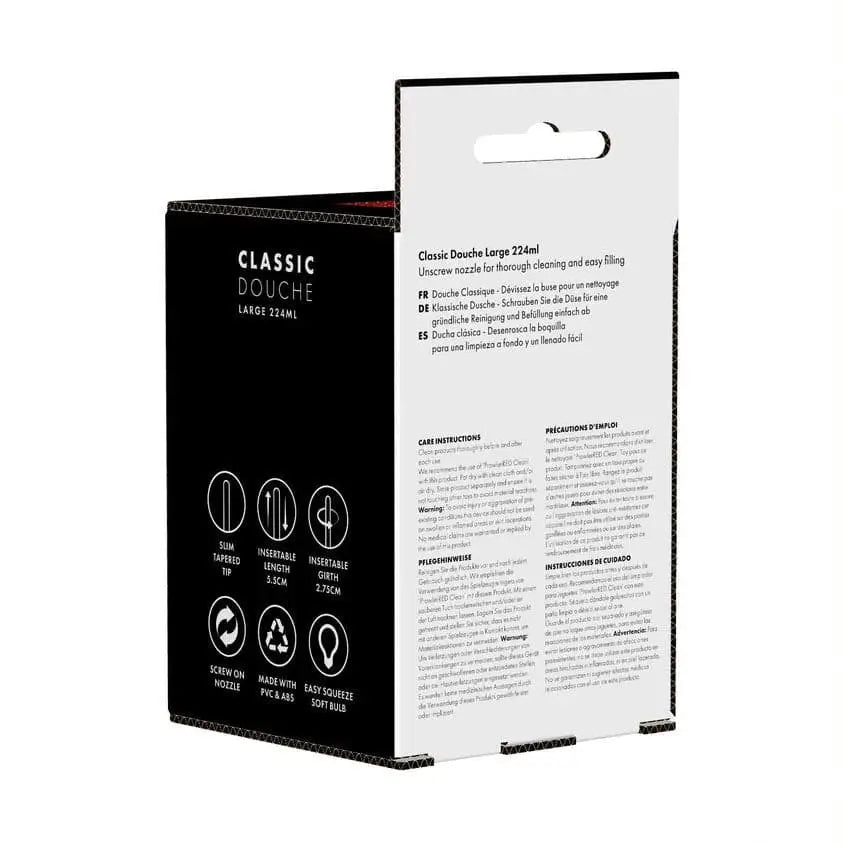 Prowler Red Large Bulb Douche Black 224ml: the Ultimate Experience - Sex Toys - Save 15% - Red the - Sale United Kingdom Stoke-on-trent