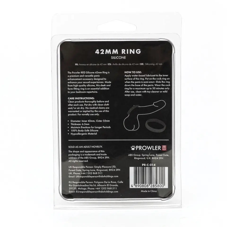 Prowler Red Silicone 42mm Ring - Save 10% - Fast Shipping - Sale United Kingdom Stoke-on-trent