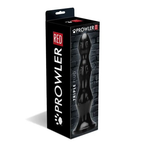 Prowler Red Triple Plug - Save 20% - Red - Fast Shipping - Anal Dildos United Kingdom Stoke-on-trent