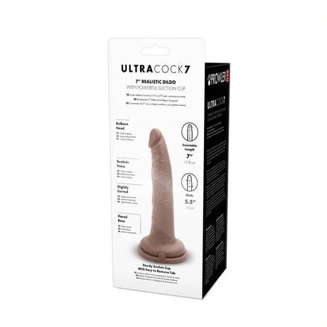 Prowler Red Ultra Cock 7 Dildo - Caramel - Save 15% - Red - Fast Shipping - United Kingdom Stoke-on-trent