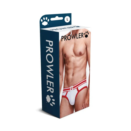 Prowler White/red Brief Large - Save 15% - White/red - Fast Shipping - Sale United Kingdom Stoke-on-trent