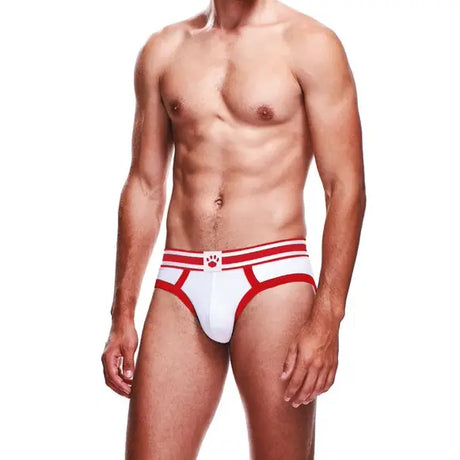 Prowler White/red Brief Large - Save 15% - White/red - Fast Shipping - Sale United Kingdom Stoke-on-trent