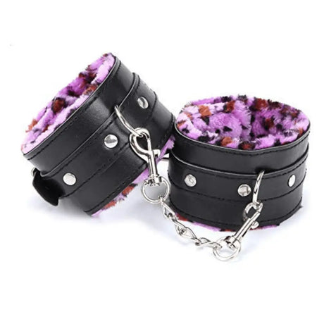 Purple Leopard Print Bondage Kit - Save 15% - Fast Shipping - Sale United Kingdom Stoke-on-trent