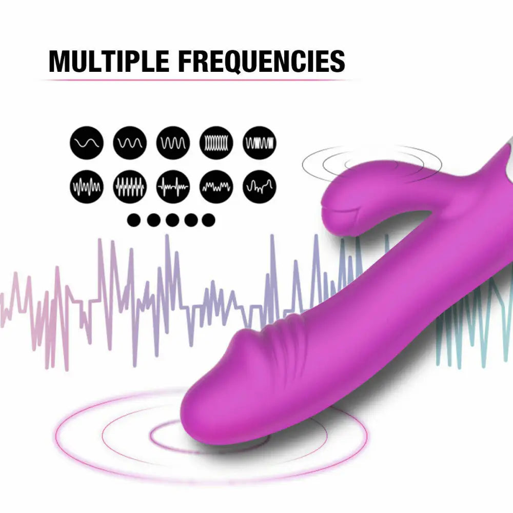 Rabbit Vibrating Dildo G-spot Clit Superior Sex Toy for Everyone Vibe Massager - Vibrator United Kingdom Stoke-on-trent