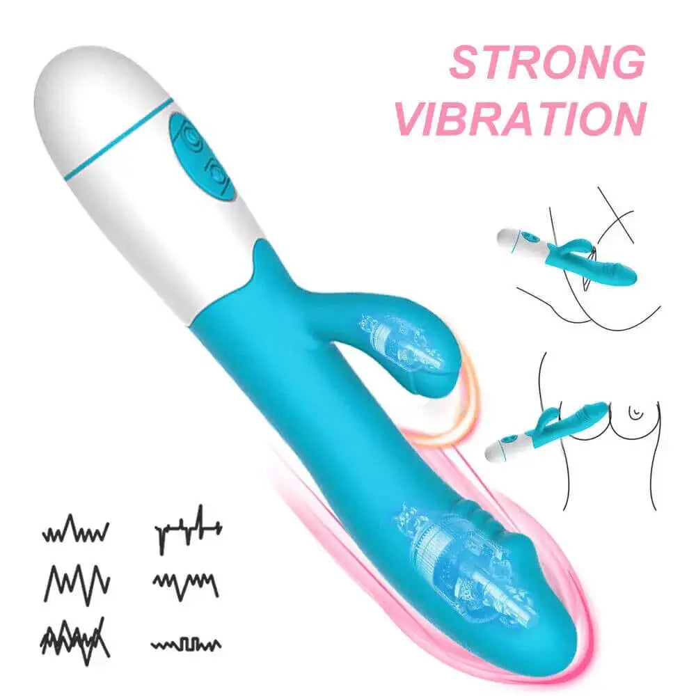 Rabbit Vibrating Dildo G-spot Clit Superior Sex Toy for Everyone Vibe Massager - Save 30% - Vibrator United Kingdom Stoke-on-trent