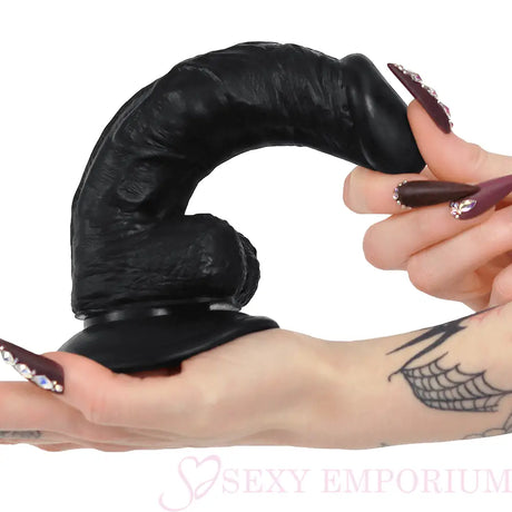 Real Feel 7 Inch Dildo Black - Dildos - Save 20% - Fast Shipping - United Kingdom Stoke-on-trent