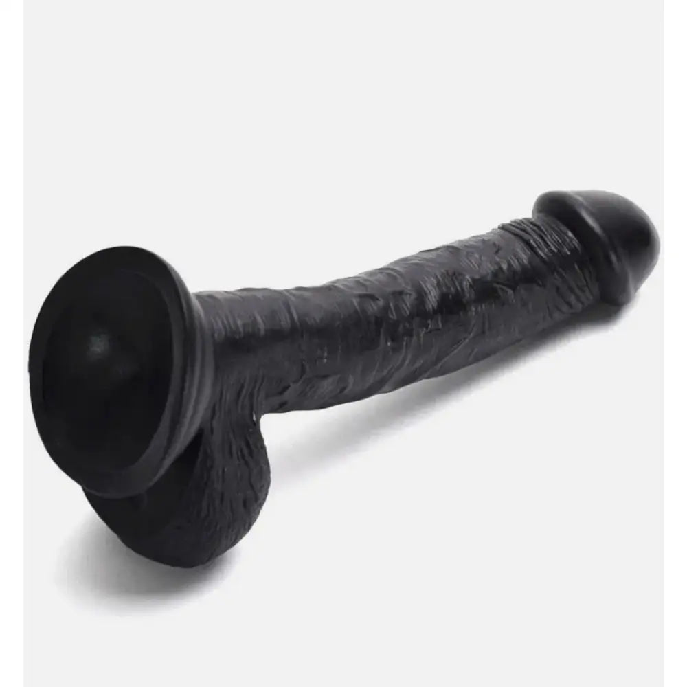 Real Feel 9 Inch Suction Cup Dildo Black - Save 10% - 15% - Fast Shipping - Dildos United Kingdom Stoke-on-trent