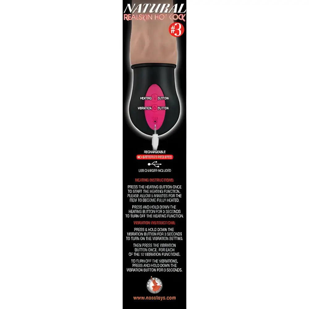 Realistic Warming and Thrusting Vibrating Dildo Flesh - Dildos - Save 15% - Vibrator United Kingdom Stoke-on-trent