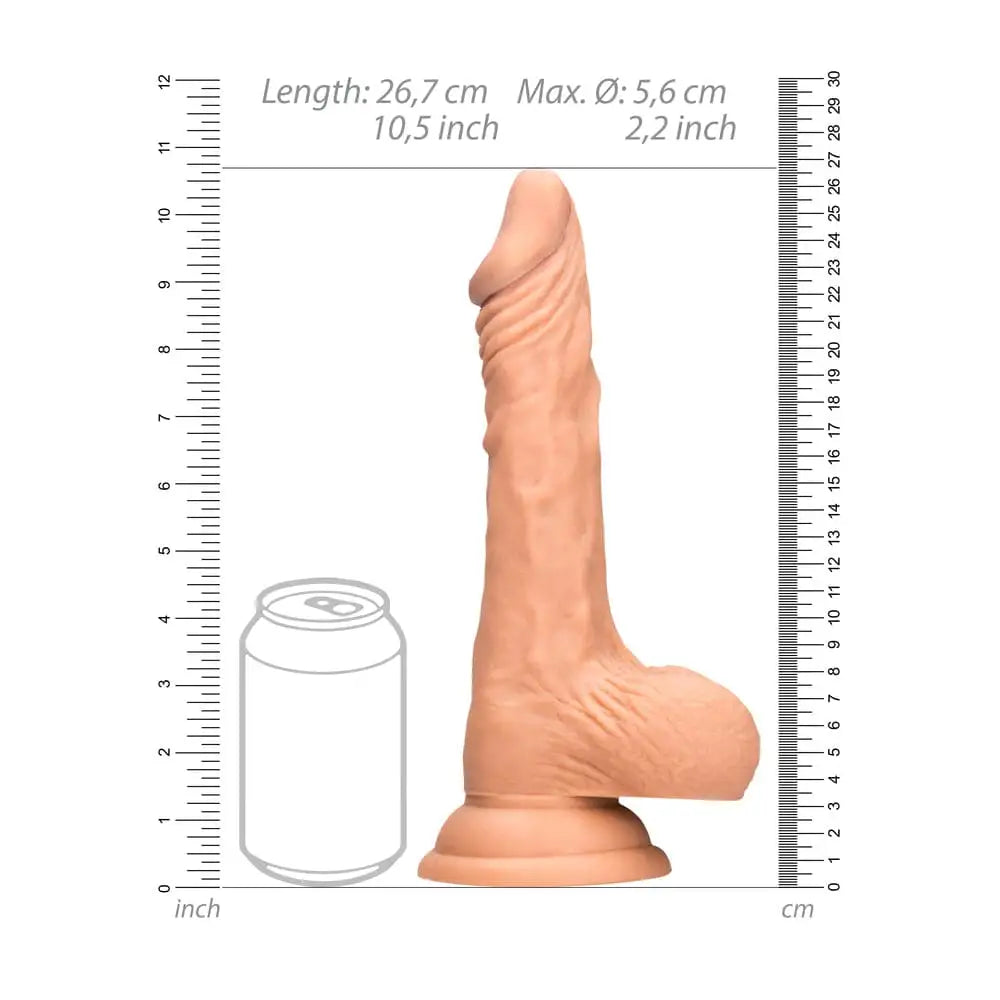 Realrock 10 Inch Dong with Testicles Flesh - Save 20% - Realrock with - Fast Shipping - Dildo United Kingdom Stoke-on-trent