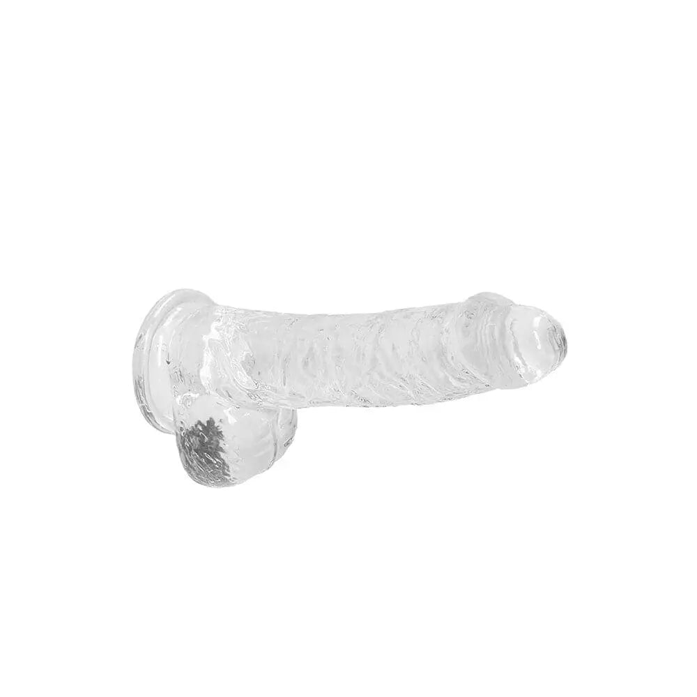 Realrock 6 Inch Transparent Realistic Crystal Clear Dildo - Save 15% - Realrock - United Kingdom Stoke-on-trent