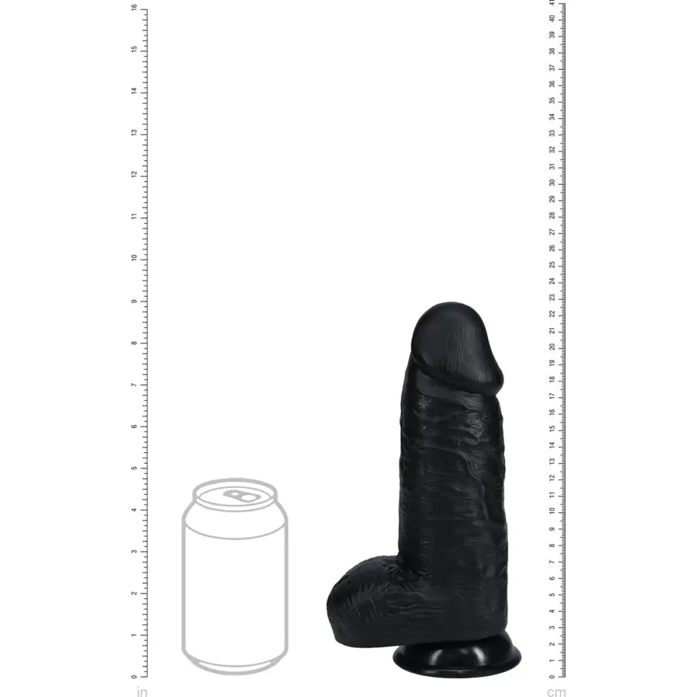Realrock Extra Thick Realistic Dildo with Balls 9 Inch - Realrock - Fast Shipping - United Kingdom Stoke-on-trent