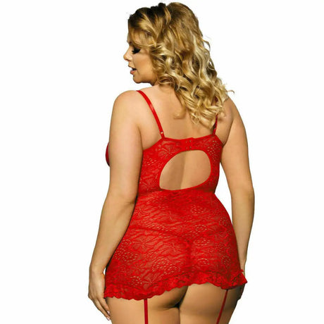 Red & Black Floral Babydoll - Save 15% - Fast Shipping - Sale United Kingdom Stoke-on-trent