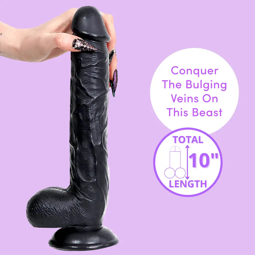 Ribbed 10 Inch Strap-on Dildo - Save 15% - Fast Shipping - Sale United Kingdom Stoke-on-trent