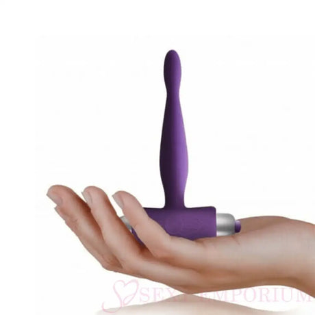 Rocks-off 7 Speed Teazer Butt Plug Purple - Save 15% - Rocks-off Teazer - Fast Shipping - Vibrator United Kingdom Stoke-on-trent