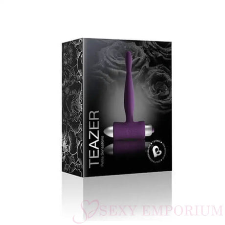 Rocks-off 7 Speed Teazer Butt Plug Purple - Save 15% - Rocks-off Teazer - Fast Shipping - Vibrator United Kingdom Stoke-on-trent