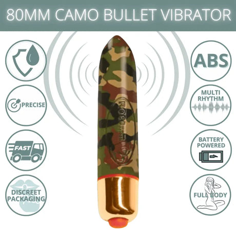 Rocks Off: Camouflage 7 Mode Bullet Vibrator - Save 50% - Fast - United Kingdom Stoke-on-trent