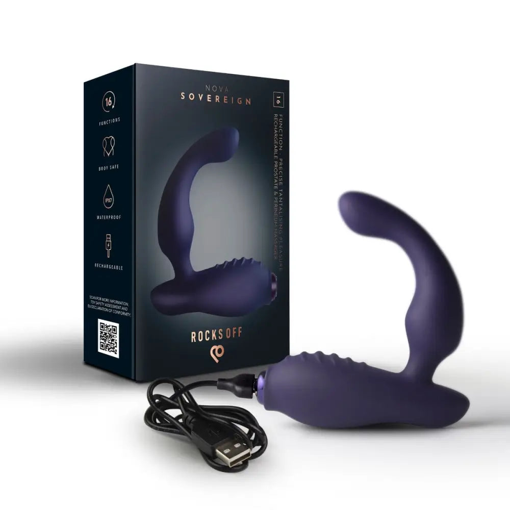 Rocks off Sovereign Rechargeable Prostate Massager - Save 10% - Anal Dildos United Kingdom Stoke-on-trent