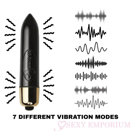 Rocks off Waterproof 7 Mode Compact Bullet Vibrator - off - Fast Shipping - United Kingdom Stoke-on-trent