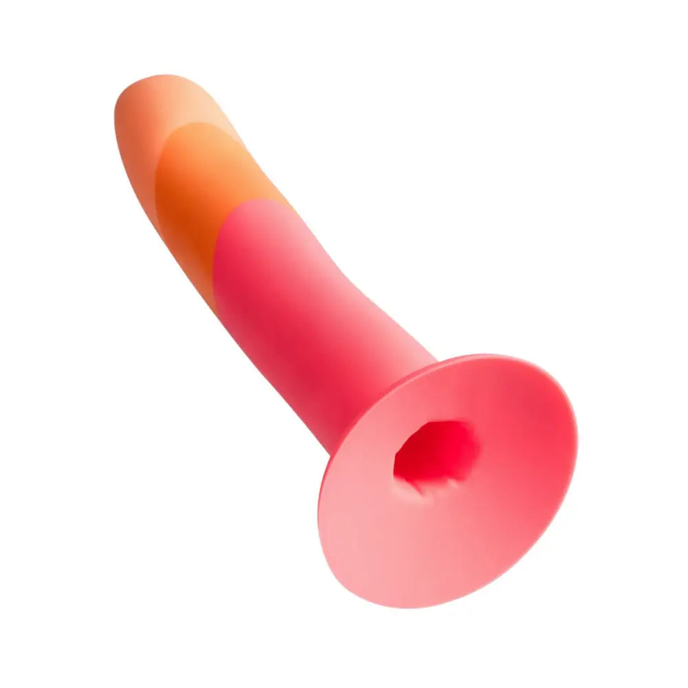 Romp Dizi Non Realistic Silicone Dildo Orange Pink 7 Inch - Romp - Fast - United Kingdom Stoke-on-trent