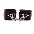 Rouge Garments Black Leather Ankle Cuffs with Piping - Save 15% - with - Fast Shipping - Sale United Kingdom Stoke-on-trent