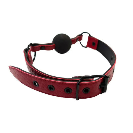 Rouge Garments Leather Croc Print Ball Gag - Save 20% - Fast Shipping - Sale United Kingdom Stoke-on-trent
