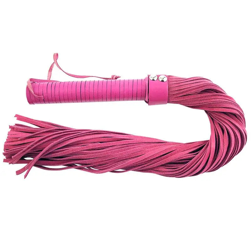 Rouge Garments Pink Suede Flogger - Save 20% - Fast Shipping - Sale United Kingdom Stoke-on-trent