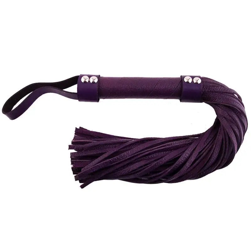 Rouge Garments Purple Leather Flogger - Save 15% - Fast Shipping - Sale United Kingdom Stoke-on-trent