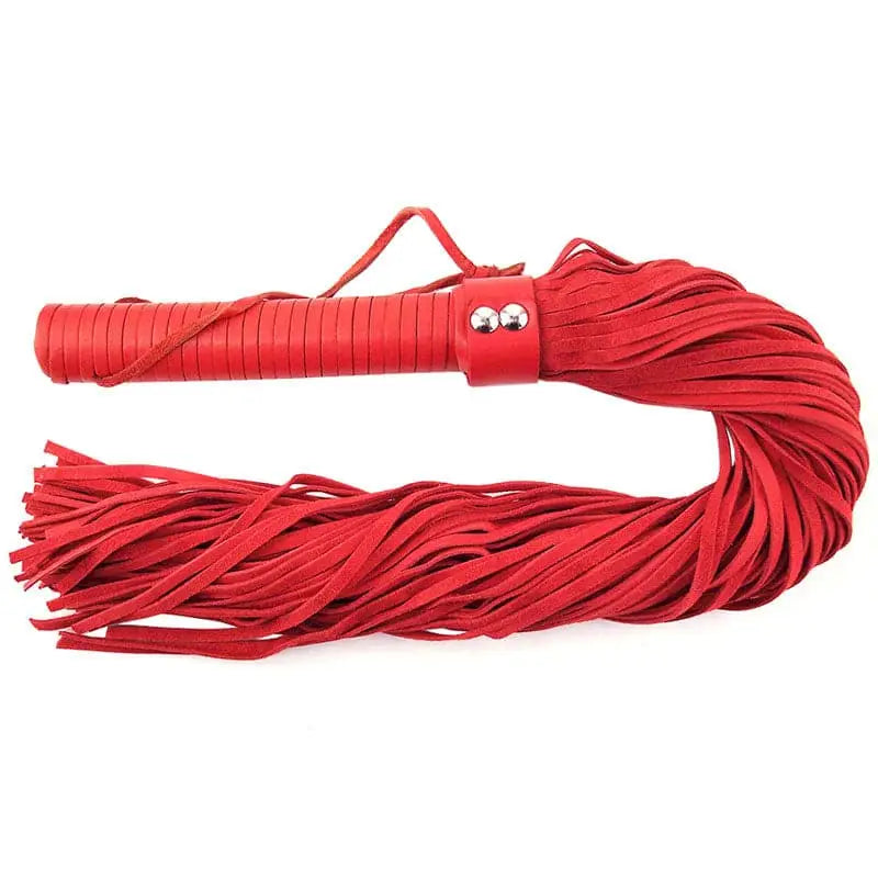 Rouge Garments Red Suede Flogger - Save 20% - Fast Shipping - Sale United Kingdom Stoke-on-trent