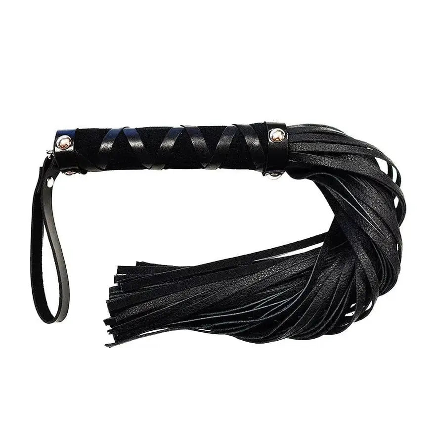 Rouge Short Leather Flogger with Studs - Save 15% - with - Fast Shipping - Sale United Kingdom Stoke-on-trent