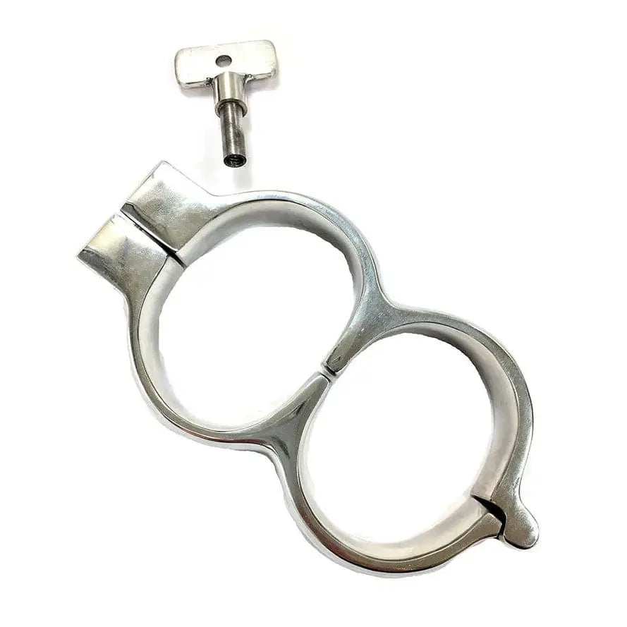 Rouge Stainless Steel Lockable Wrist Cuffs - Save 20% - Fast Shipping - Sale United Kingdom Stoke-on-trent
