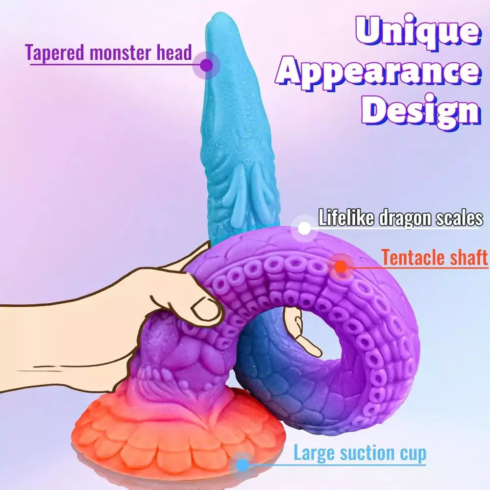 17 Inch Huge Thick Alien Fantasy Tentacle Dildo Sex Toy Xxl - Dildos - Save 10% - Xxl - United Kingdom Stoke-on-trent