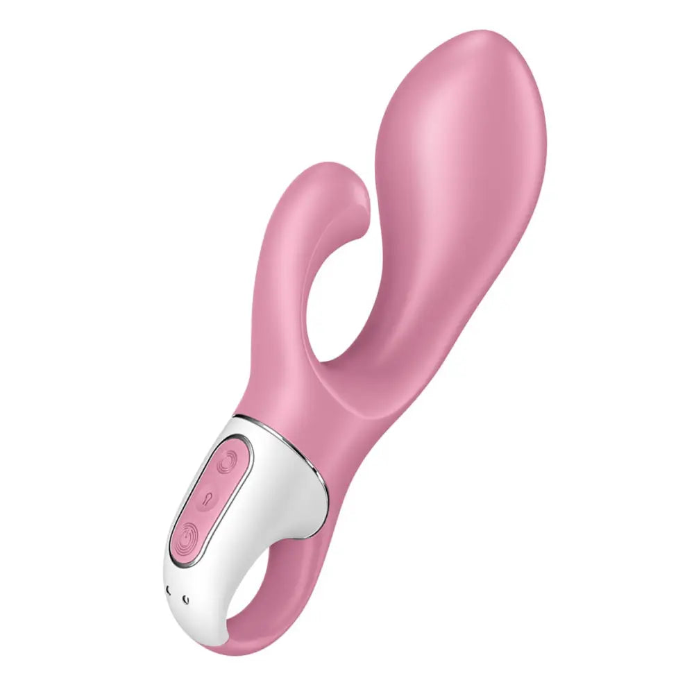 Satisfyer Air Pump Bunny 2 - Light Red - Save 10% - Fast Shipping - Vibrator United Kingdom Stoke-on-trent