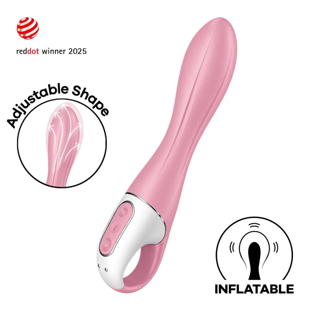 Satisfyer Air Pump Vibrator 2 - Light Red - Save 15% - Fast Shipping - United Kingdom Stoke-on-trent