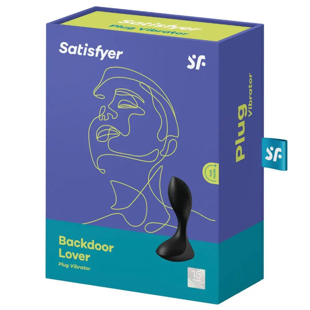 Satisfyer Backdoor Lover Butt Plug Black - Sex Toys - Save 15% - Fast Shipping - Anal Dildos United Kingdom Stoke-on-trent