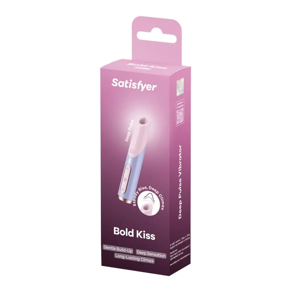 Satisfyer Bold Kiss - Violet - Save 15% - Fast Shipping - Vibrator United Kingdom Stoke-on-trent
