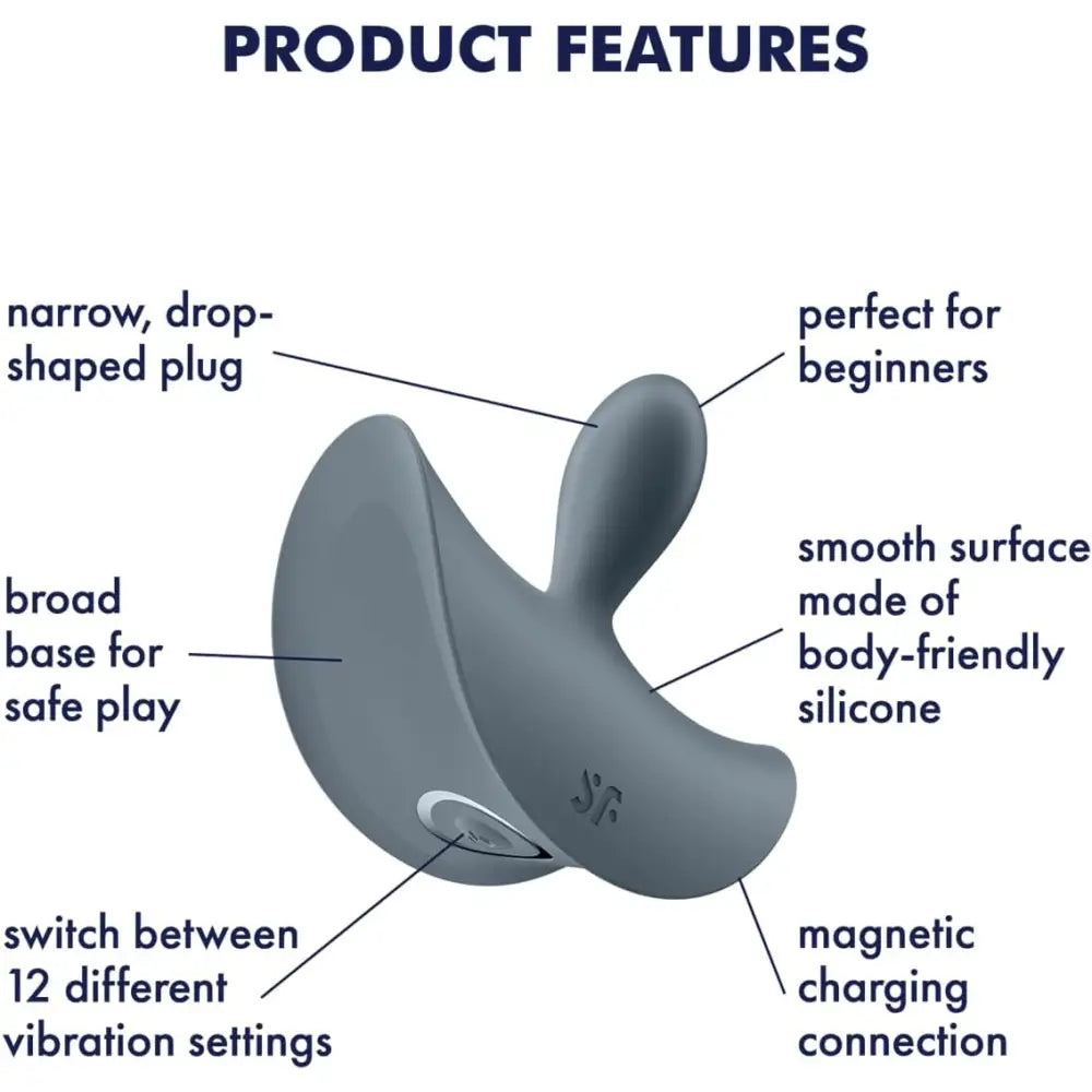 Satisfyer Booty Absolute Beginners 2 - Midnight Blue - Save 20% - Anal Dildos United Kingdom Stoke-on-trent