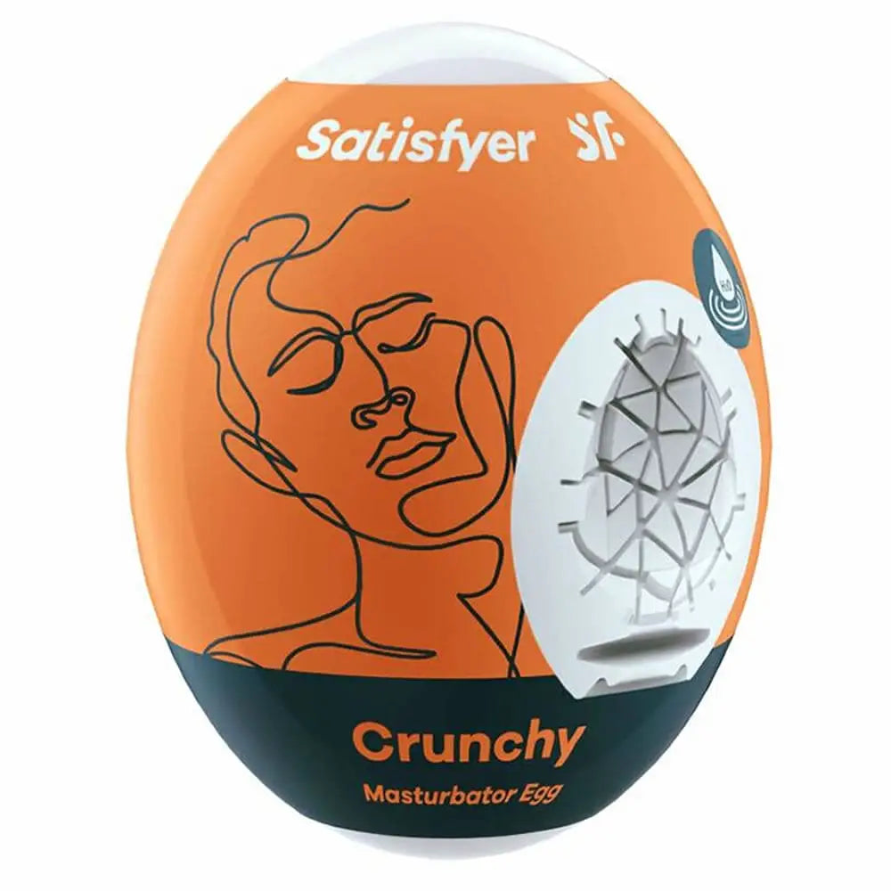 Satisfyer Crunchy Masturbator Egg - Sex Toys - Save 15% - Fast Shipping - Sale United Kingdom Stoke-on-trent