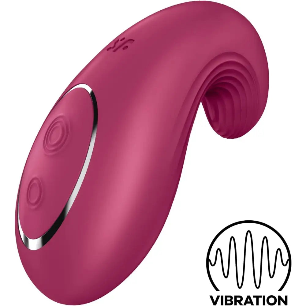 Satisfyer Dipping Delight - Berry - Save 20% - Fast Shipping - Vibrator United Kingdom Stoke-on-trent