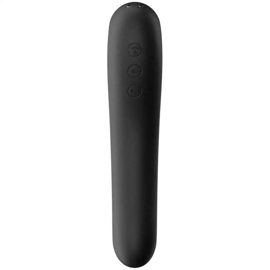 Satisfyer Dual Kiss - Black - Save 15% - Fast Shipping - Vibrator United Kingdom Stoke-on-trent